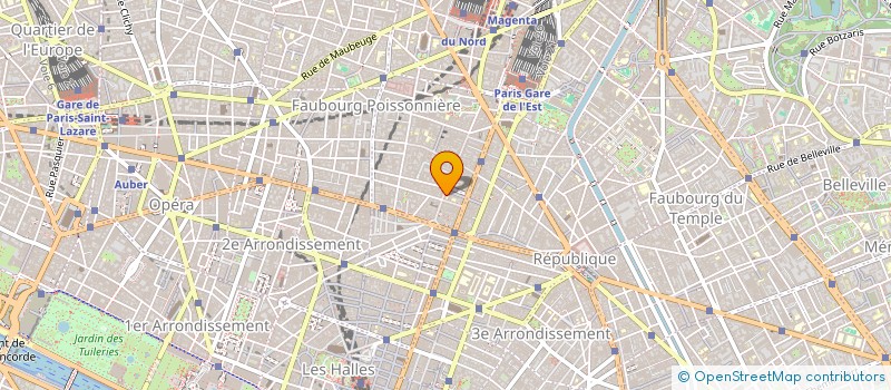 localisation de l'entreprise TEX  PARIS