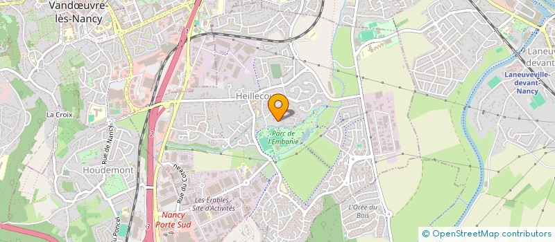 localisation de l'entreprise TEX  HEILLECOURT