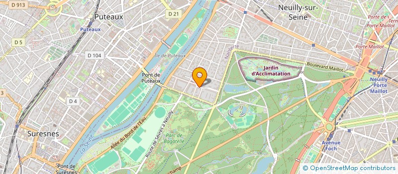 localisation de l'entreprise TEX APPEAL à NEUILLY-SUR-SEINE