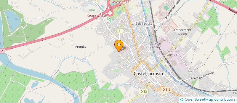 localisation de l'entreprise TEX-AS à CASTELSARRASIN
