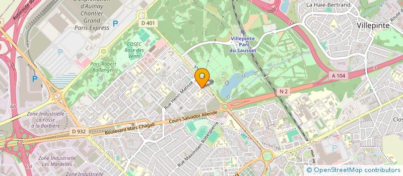 localisation de l'entreprise TEX-DIF à AULNAY-SOUS-BOIS