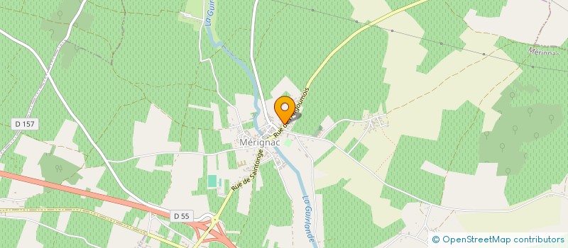 localisation de l'entreprise TEX'IMMO à MERIGNAC