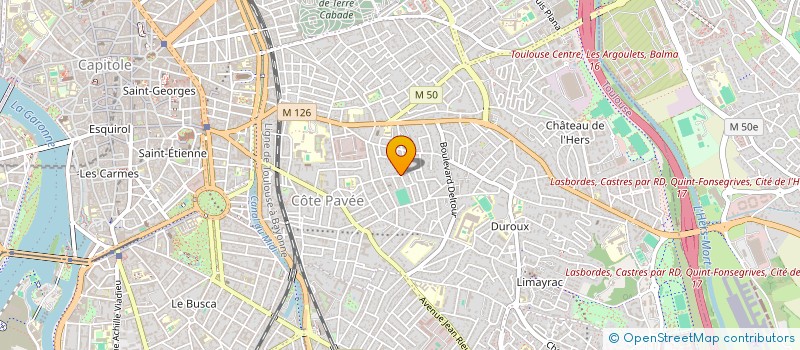 localisation de l'entreprise TEX INVEST à TOULOUSE