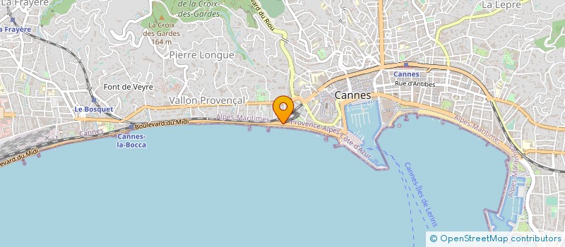 localisation de l'entreprise TEX MEX à CANNES