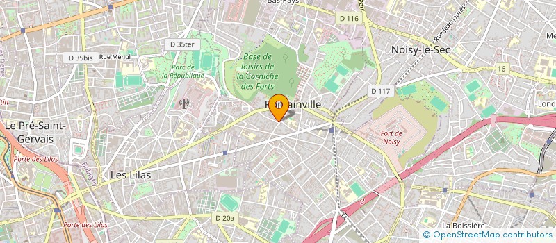 localisation de l'entreprise TEX MOD à ROMAINVILLE