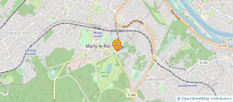 localisation de l'entreprise TEX-MODE à MARLY-LE-ROI