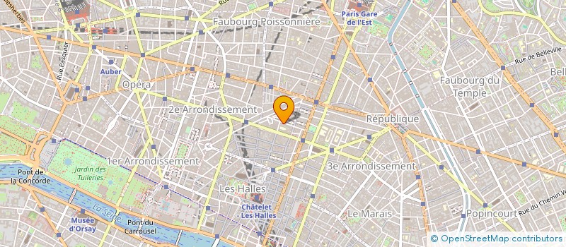 localisation de l'entreprise TEX PLUS à PARIS