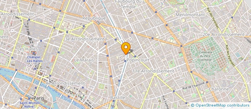 localisation de l'entreprise TEX SEVEN  PARIS