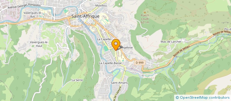 localisation de l'entreprise TEX-TOT  SAINT-AFFRIQUE