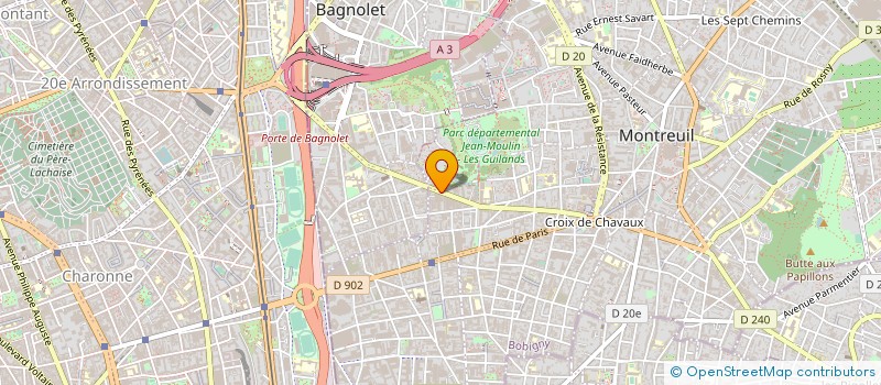 localisation de l'entreprise TEXA WOOD HOUSE à MONTREUIL