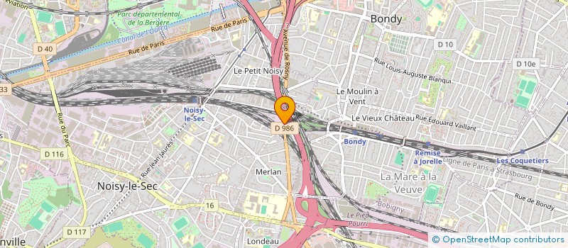 localisation de l'entreprise TEXALINE à NOISY-LE-SEC