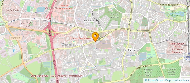 localisation de l'entreprise TEXAP à MERIGNAC
