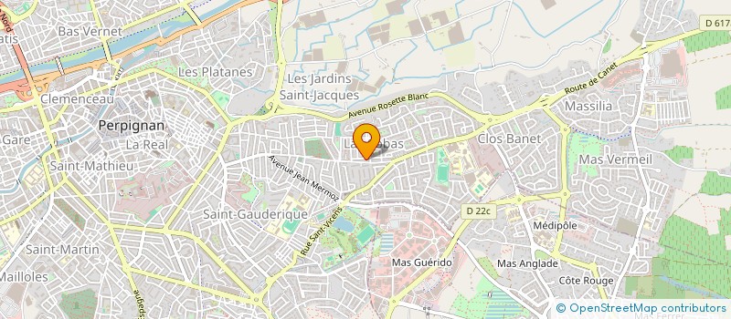 localisation de l'entreprise TEXAPOKER CONCIERGERIE  PERPIGNAN