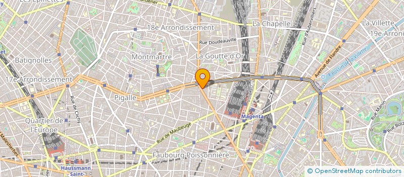 localisation de l'entreprise TEXAS à PARIS