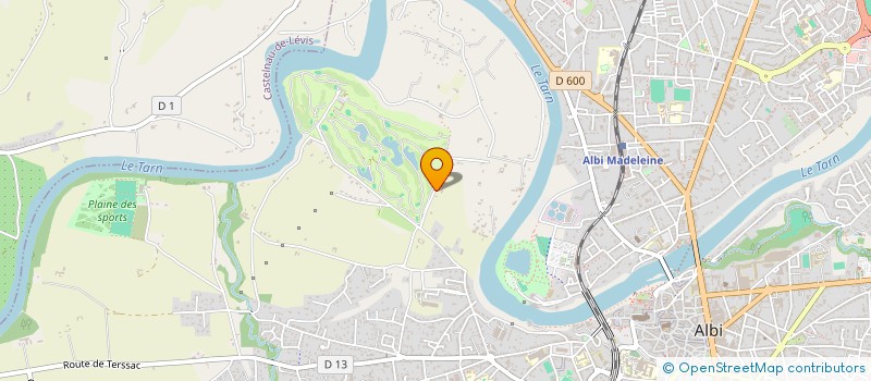 localisation de l'entreprise TEXAS à ALBI