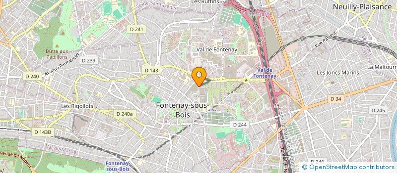 localisation de l'entreprise TEXAS ANIME CORP à FONTENAY-SOUS-BOIS