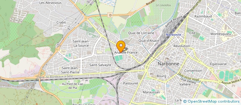 localisation de l'entreprise TEXAS-CHEYENNE COUNTRY CLUB  NARBONNE