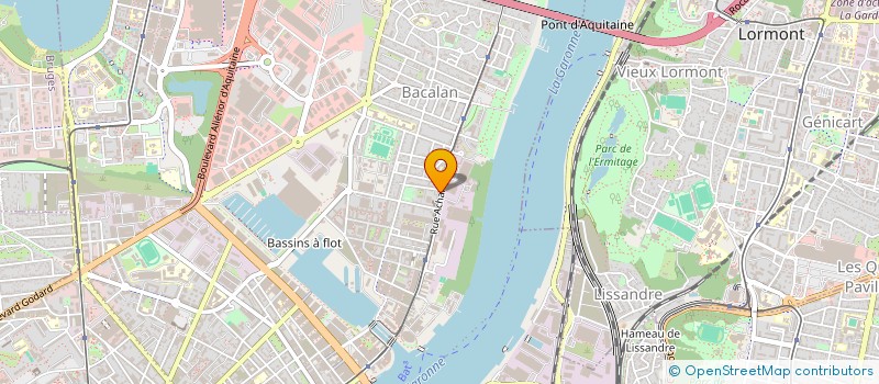 localisation de l'entreprise TEXAS ET COMPAGNIE à BORDEAUX