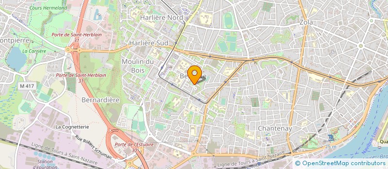 localisation de l'entreprise TEXBAT à NANTES