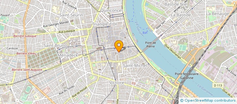 localisation de l'entreprise TEXE COMPANY à BORDEAUX