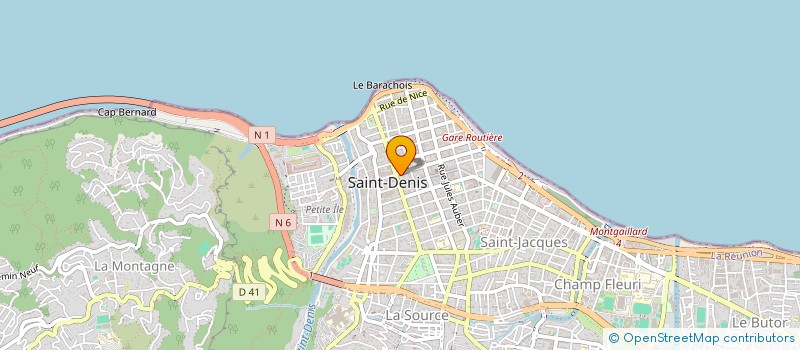 localisation de l'entreprise TEXELENS ELEC à SAINT-DENIS
