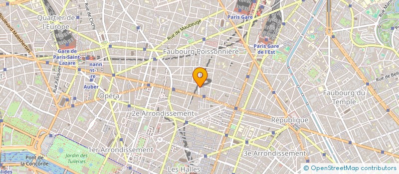 localisation de l'entreprise TEXER à PARIS