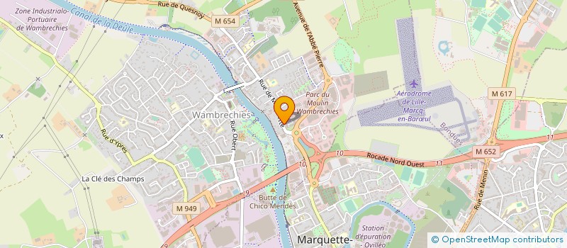 localisation de l'entreprise TEXEUROP SARL à WAMBRECHIES