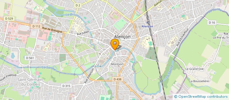 localisation de l'entreprise TEXFIL à ALENCON