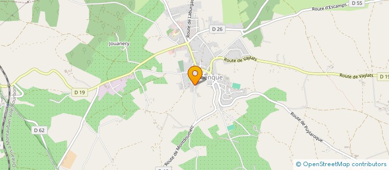 localisation de l'entreprise TEXFRANCE  LALBENQUE