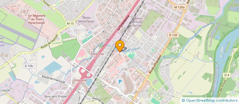 localisation de l'entreprise TEXIA à PORTET-SUR-GARONNE