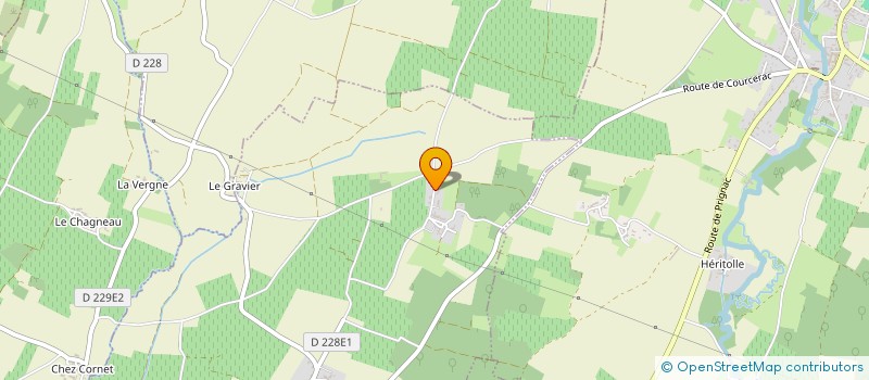 localisation de l'entreprise TEXIER à COURCERAC