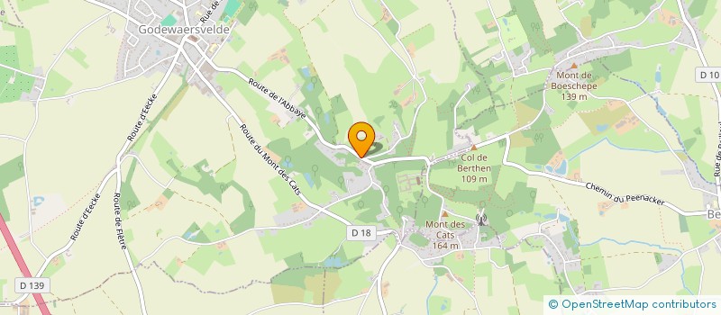 localisation de l'entreprise TEXIER  GODEWAERSVELDE