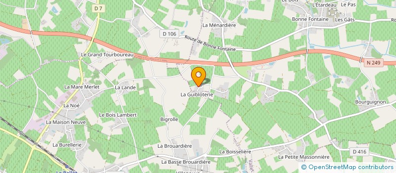localisation de l'entreprise TEXIER DISTRIBUTION à VALLET