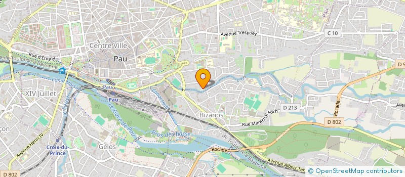 localisation de l'entreprise TEXIER INDIVISION à PAU