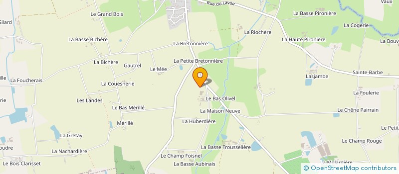 localisation de l'entreprise TEXIER MELLET à ESSE