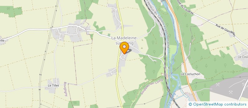 localisation de l'entreprise TEXIER SOFTWARE  LA MADELEINE-SUR-LOING