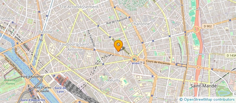 localisation de l'entreprise TEXIER SOULAS  PARIS