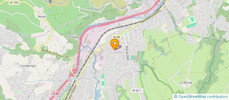 localisation de l'entreprise TEXIFORM  LORETTE