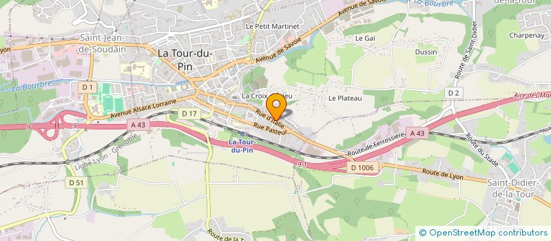 localisation de l'entreprise TEXIMMO  LA TOUR-DU-PIN