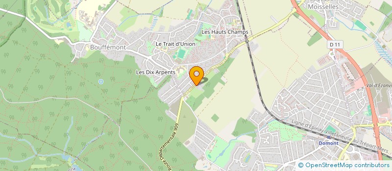 localisation de l'entreprise TEXIMO  DOMONT