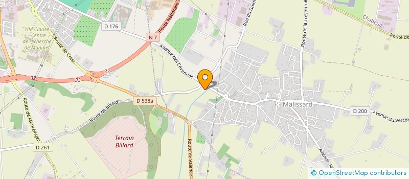 localisation de l'entreprise TEXINDIS à MONTELIER