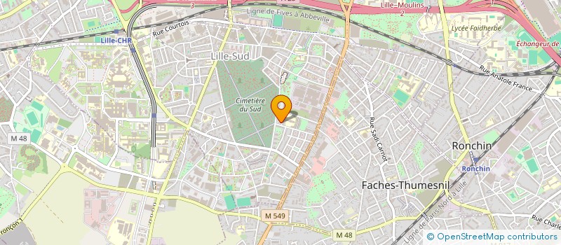 localisation de l'entreprise TEXIOM à LILLE