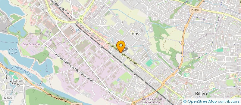 localisation de l'entreprise TEXNOVIS  LONS