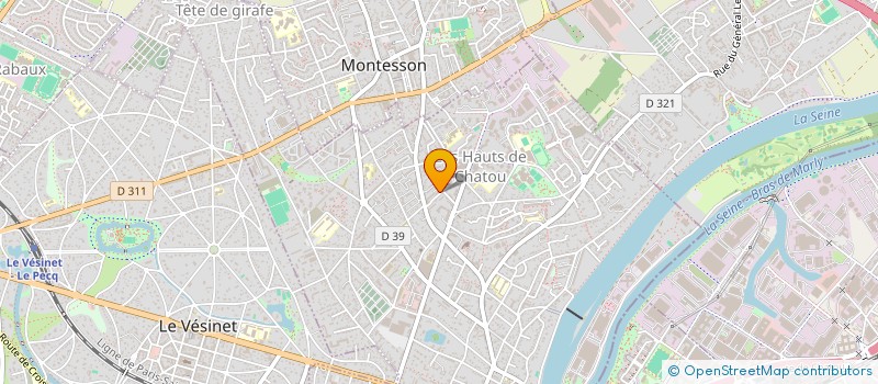 localisation de l'entreprise TEXO FRANCE à CHATOU