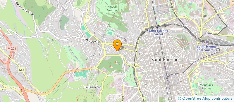 localisation de l'entreprise TEXORA  SAINT-ETIENNE