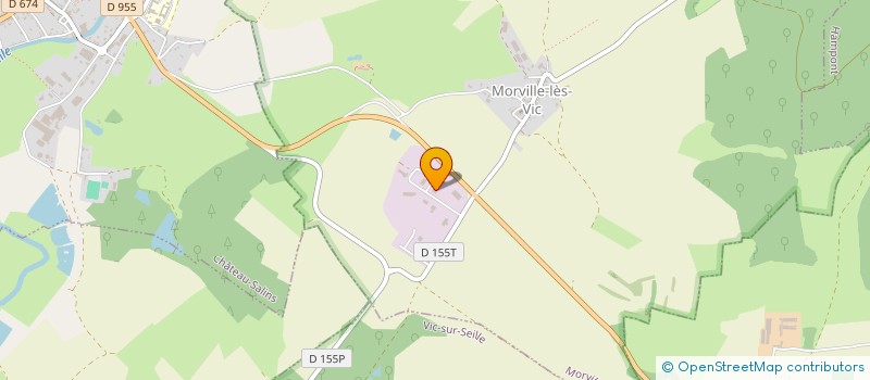 localisation de l'entreprise TEXPRO à MORVILLE-LES-VIC