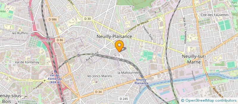 localisation de l'entreprise TEXT'N'CO à NEUILLY-PLAISANCE