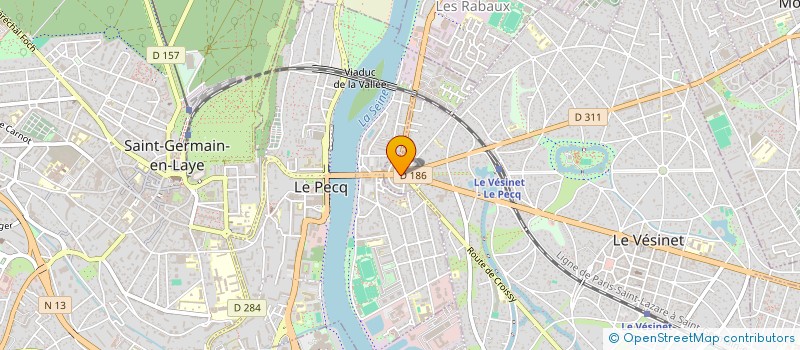 localisation de l'entreprise TEXT'PRO à LE VESINET