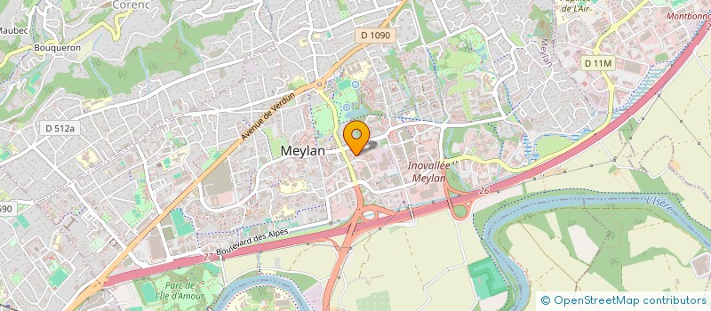 localisation de l'entreprise TEXT-TOT INFORMATIQUE à MEYLAN