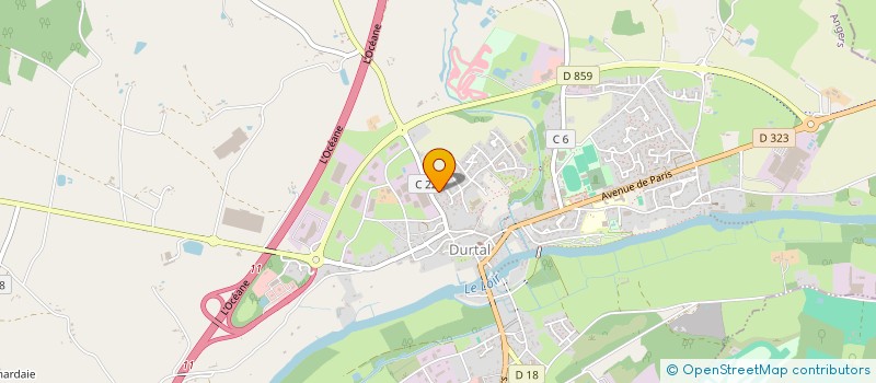 localisation de l'entreprise TEXTEDITPAYE  DURTAL